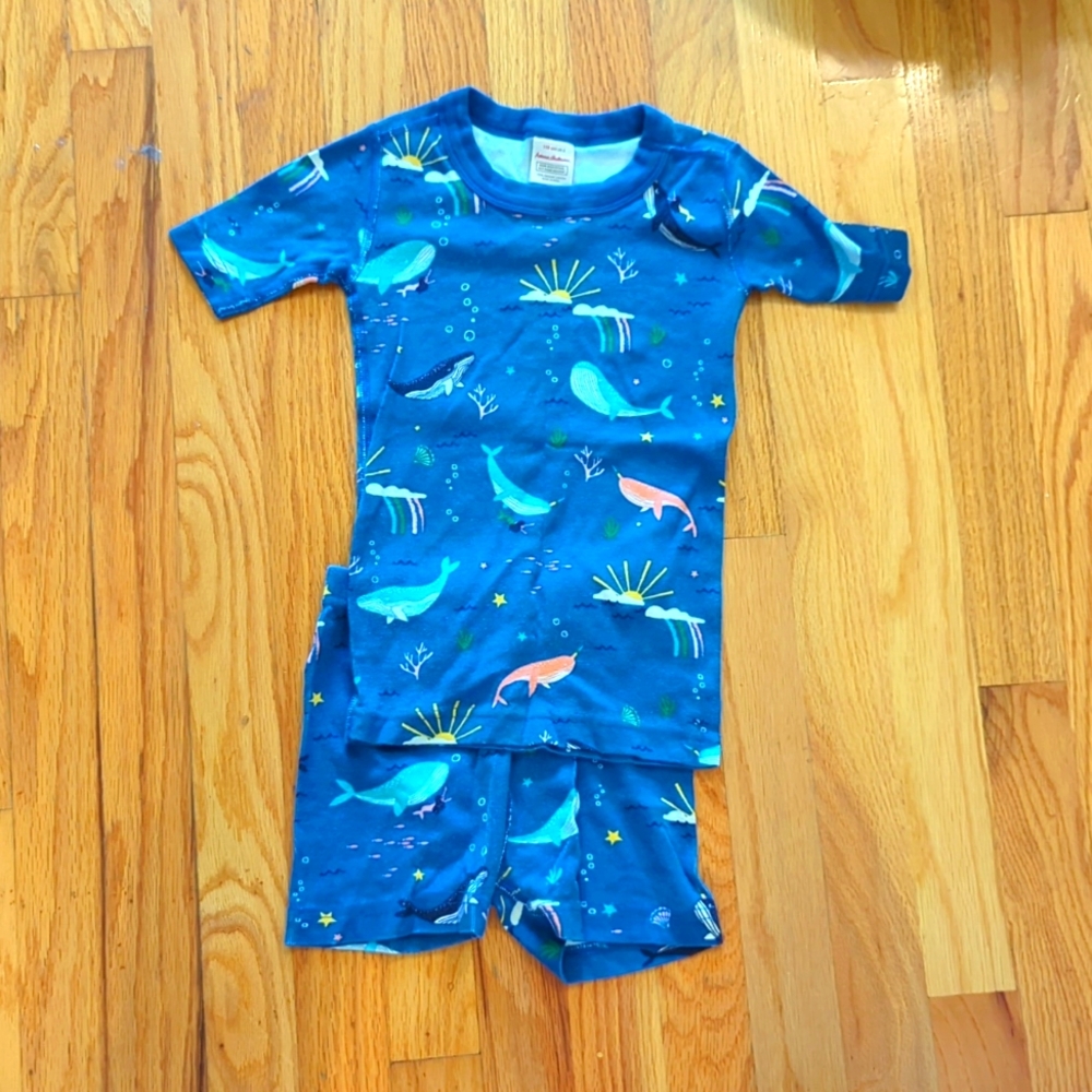 Hanna Andersson Size 5 short PJ set